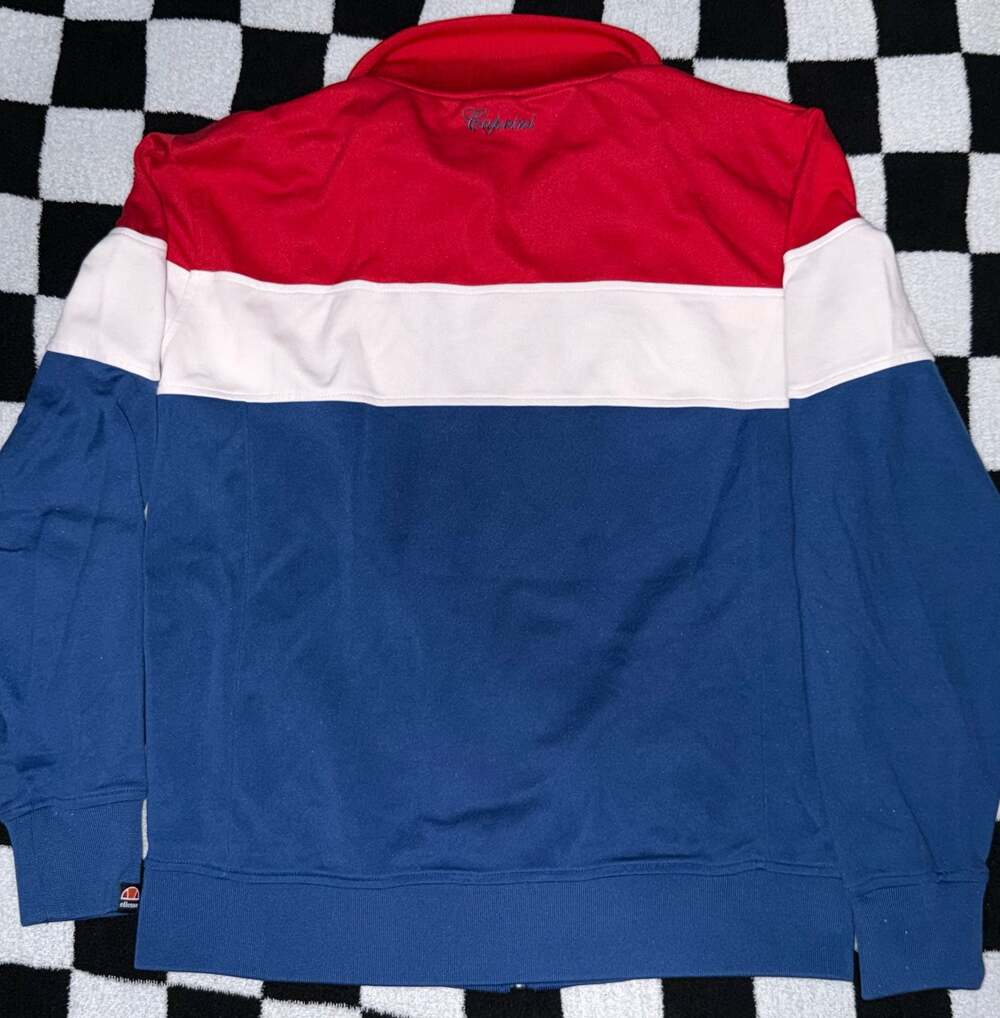 Ellesse Caprini Colorblock Track Jacket Size L - Picture 2 of 7